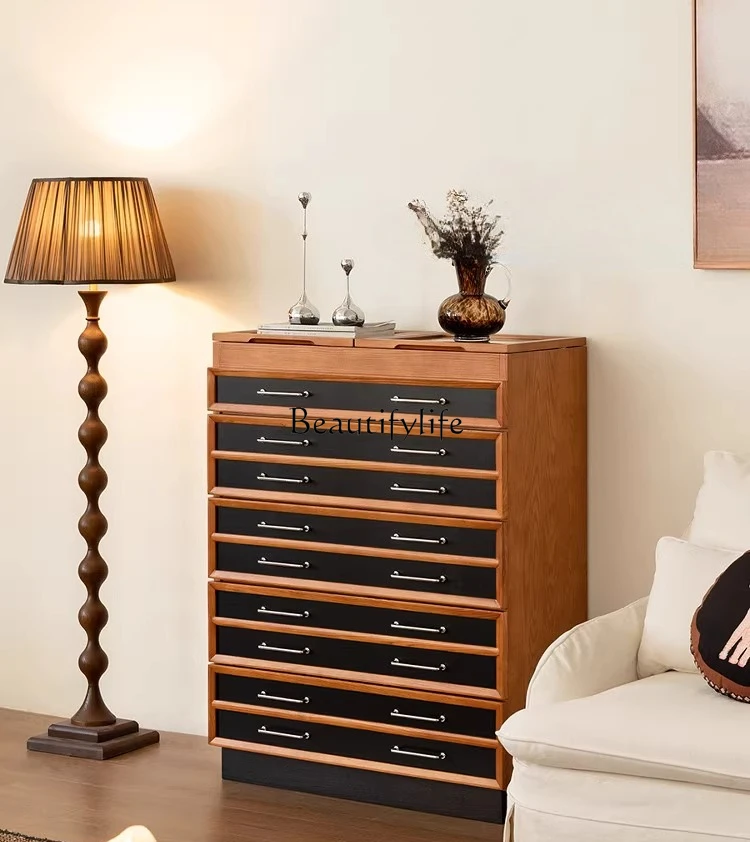 02*Medieval solid wood chest of drawers living room storage drawer side cabinet
02*Medieval solid wood chest of drawers living room storage drawer side cabinet