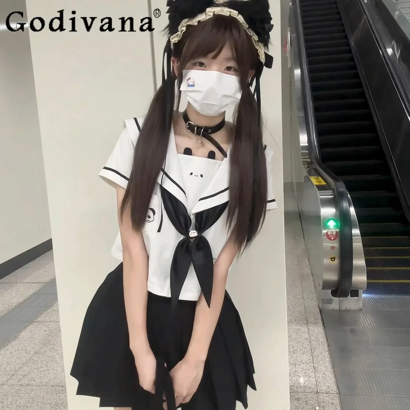 Original Japanese Jk Sailor Uniform Suit Women's Summer Soft Sister Cute Girls Loli Short-sleeved Shirt and Skirt Two-piece Set
Original Japanese Jk Sailor Uniform Suit Women's Summer Soft Sister Cute Girls Loli Short-sleeved Shirt and Skirt Two-piece Set