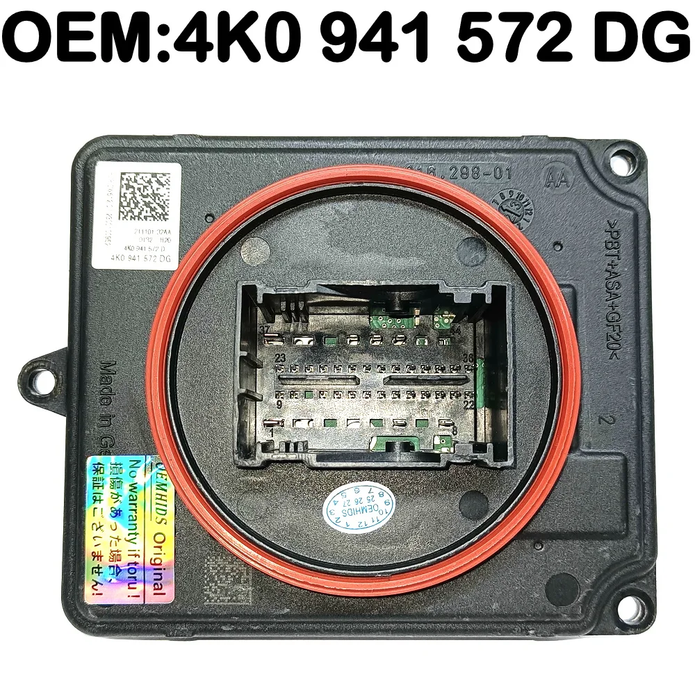 4K0941572DG Oemhids 90new LED Headlight Control Module Ballast For Audi 2018-2022 A6 S6 Car Light Accessories
4K0941572DG Oemhids 90new LED Headlight Control Module Ballast For Audi 2018-2022 A6 S6 Car Light Accessories