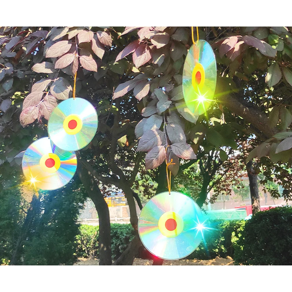 4pcs Bird Scare Reflective Discs Garden Decorations Outdoor Pest Repellent Instrument Horticulture Supplies Anti Bird Tools
4pcs Bird Scare Reflective Discs Garden Decorations Outdoor Pest Repellent Instrument Horticulture Supplies Anti Bird Tools