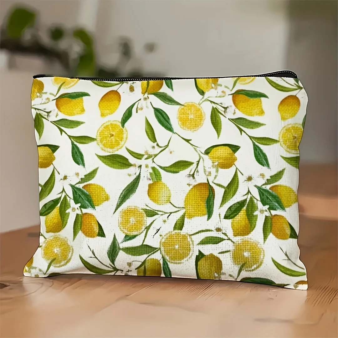 1pc Novel and Unique Lemon Pattern Makeup Bag Travel Essential Makeup Bag Ideal Gift for Women Girls Daughters Perfect Travel
1pc Novel and Unique Lemon Pattern Makeup Bag Travel Essential Makeup Bag Ideal Gift for Women Girls Daughters Perfect Travel