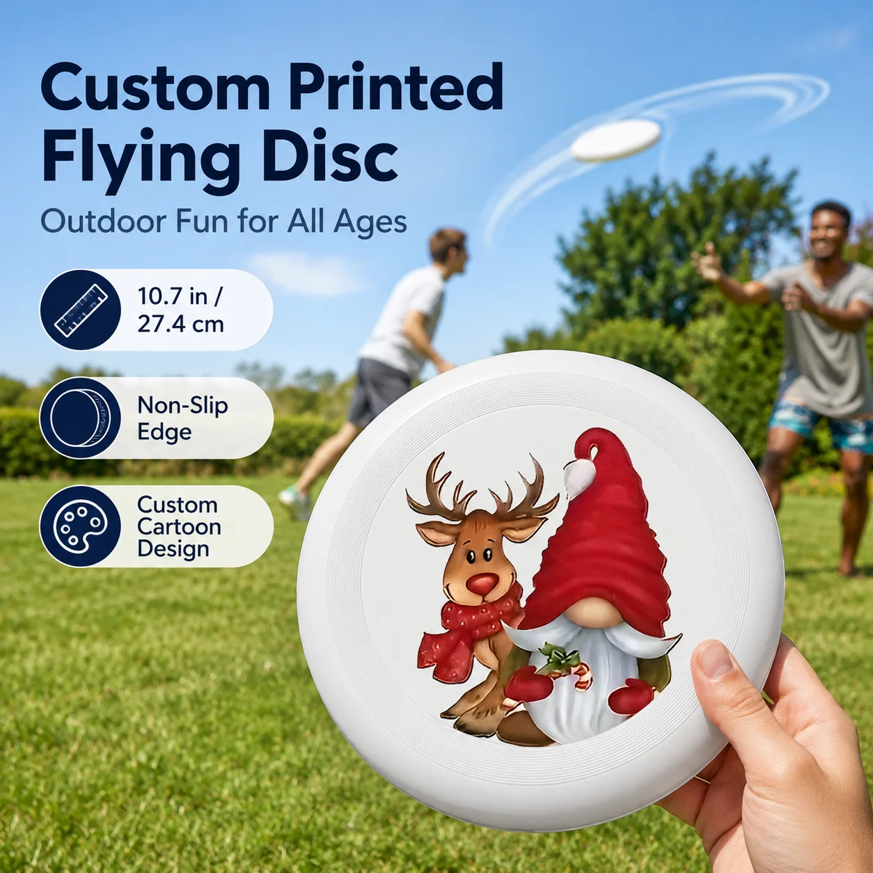 Durable Plastic Frisbee –Customizable Ultimate Frisbee for outdoor competition training beach park and camping games Frisbees
Durable Plastic Frisbee –Customizable Ultimate Frisbee for outdoor competition training beach park and camping games Frisbees