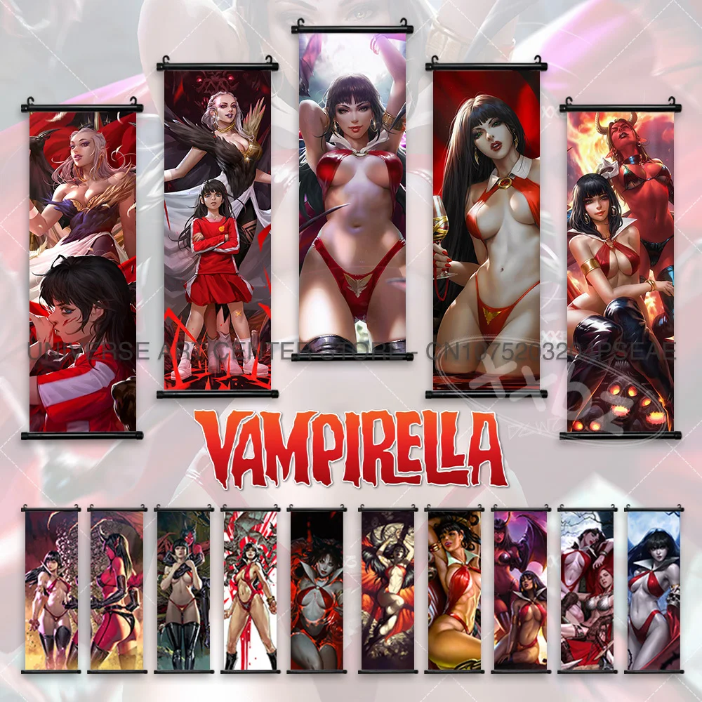 Vampirella Hanging Painting DC Comic Posters Horror-Story Hostesses Wall Art Uperheroine Scrolls Pictures Vampi Home Decoration
Vampirella Hanging Painting DC Comic Posters Horror-Story Hostesses Wall Art Uperheroine Scrolls Pictures Vampi Home Decoration
