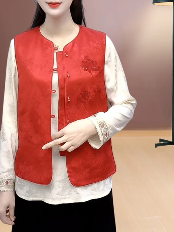 Women's ort Open Cardigan Top Outerwear Spring 2026 New Sle Layered Wear Chinese Sle Embroidered Breathable Polyester
Women's ort Open Cardigan Top Outerwear Spring 2026 New Sle Layered Wear Chinese Sle Embroidered Breathable Polyester