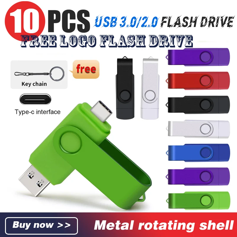 10PCS USB C Flash Drive 64GB High Speed Pendrive Color Memory Stick TYPE-C Flash Drive 2NI1 U-disk Free logo Pen Drives USB 3.0
10PCS USB C Flash Drive 64GB High Speed Pendrive Color Memory Stick TYPE-C Flash Drive 2NI1 U-disk Free logo Pen Drives USB 3.0