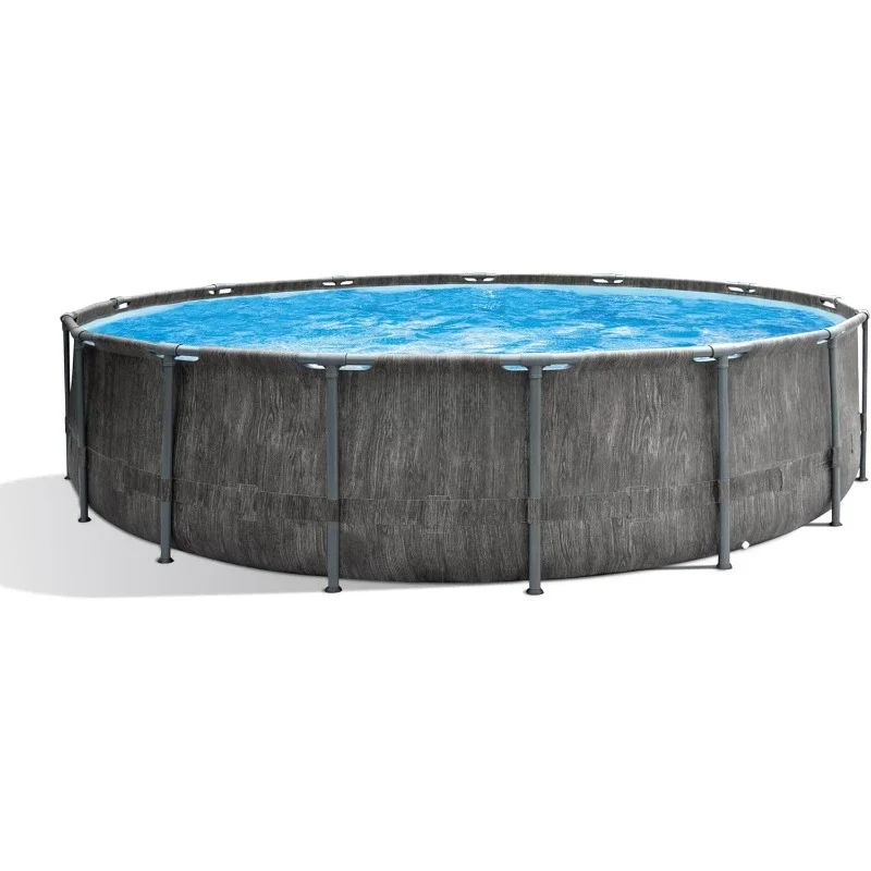 NEW Greywood Prism Frame Round Above Ground Outdoor Swimming Pool Set ,Ladder, Ground Cloth, and Pool Cover
NEW Greywood Prism Frame Round Above Ground Outdoor Swimming Pool Set ,Ladder, Ground Cloth, and Pool Cover