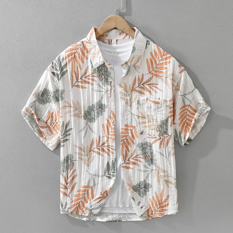 2026 Summer New Casual Breathable Printed Short Sleeve Shirt for Men Loose Turn-down Collar Shirt
2026 Summer New Casual Breathable Printed Short Sleeve Shirt for Men Loose Turn-down Collar Shirt