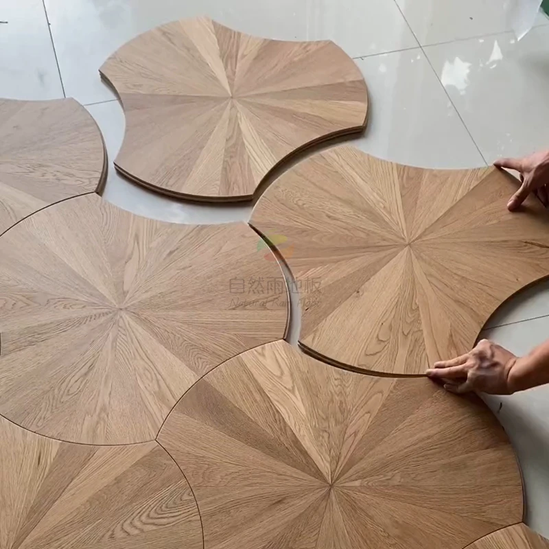 Customized version oak floor, fishbone pattern living room board
Customized version oak floor, fishbone pattern living room board
