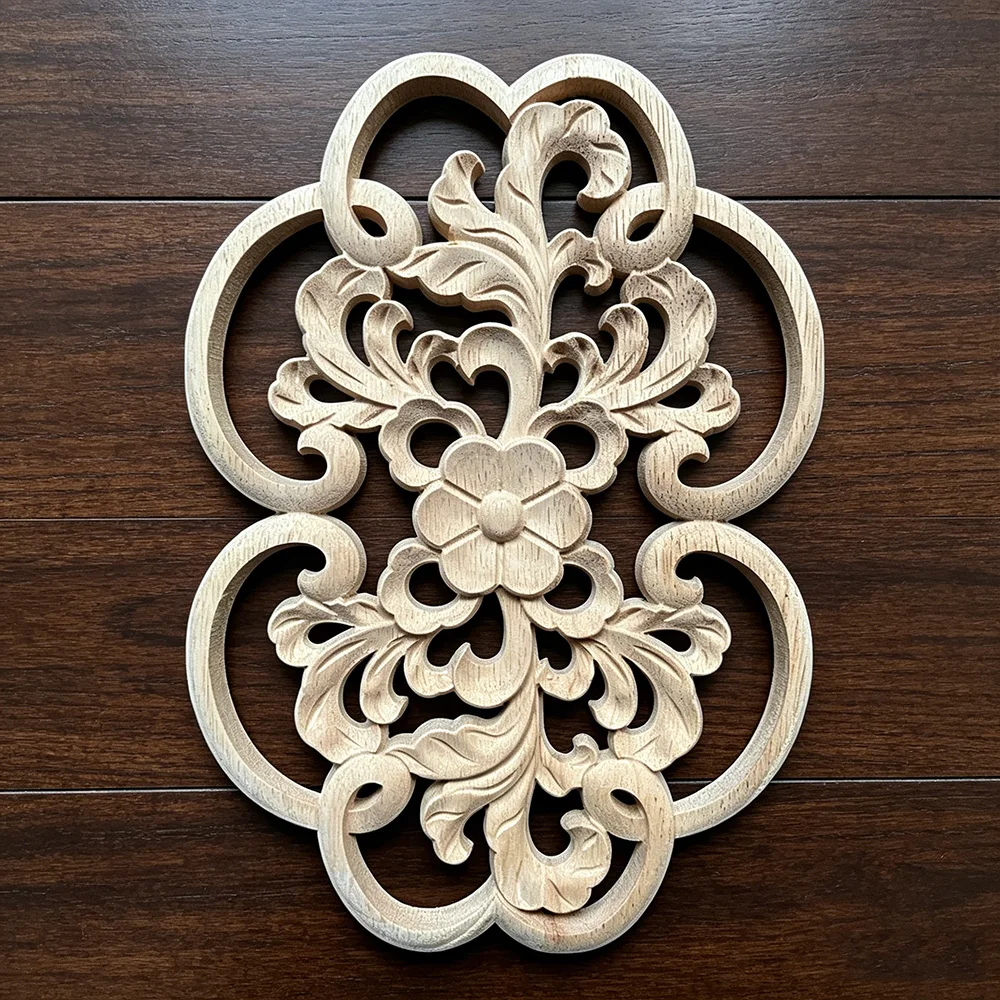 24cm Solid Wood Door Heart Flower Carved Applique Onlay Woodcarving Oval Hollow Decal Home Furniture Decor Ornament
24cm Solid Wood Door Heart Flower Carved Applique Onlay Woodcarving Oval Hollow Decal Home Furniture Decor Ornament