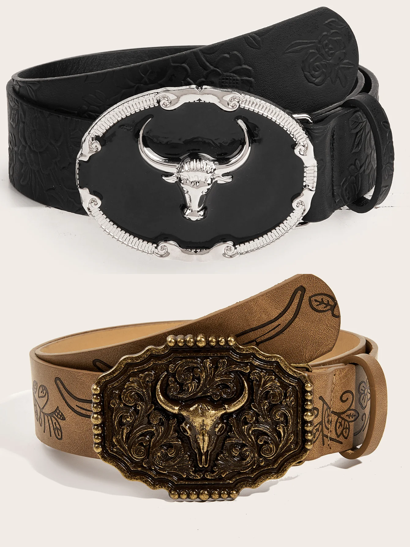 2pcs Retro Western Cowboy Style PU Leather Belt, Versatile Casual For Men & Women, Black Buckle Color May Vary Summer, School Fall, Autumn, Halloween
2pcs Retro Western Cowboy Style PU Leather Belt, Versatile Casual For Men & Women, Black Buckle Color May Vary Summer, School Fall, Autumn, Halloween