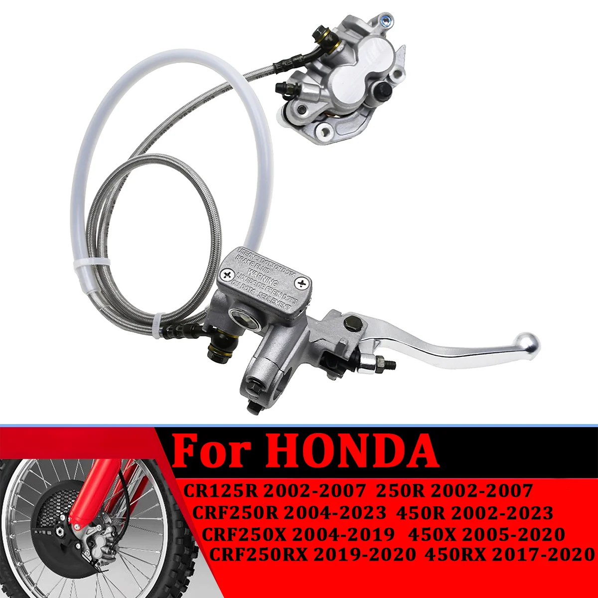 Motorcycle Front Brake Master Cylinder Lever Caliper Pump For Honda CRF 250R 450R CRF250R CRF450R CRF250X CRF450X CR125R CR250R
Motorcycle Front Brake Master Cylinder Lever Caliper Pump For Honda CRF 250R 450R CRF250R CRF450R CRF250X CRF450X CR125R CR250R