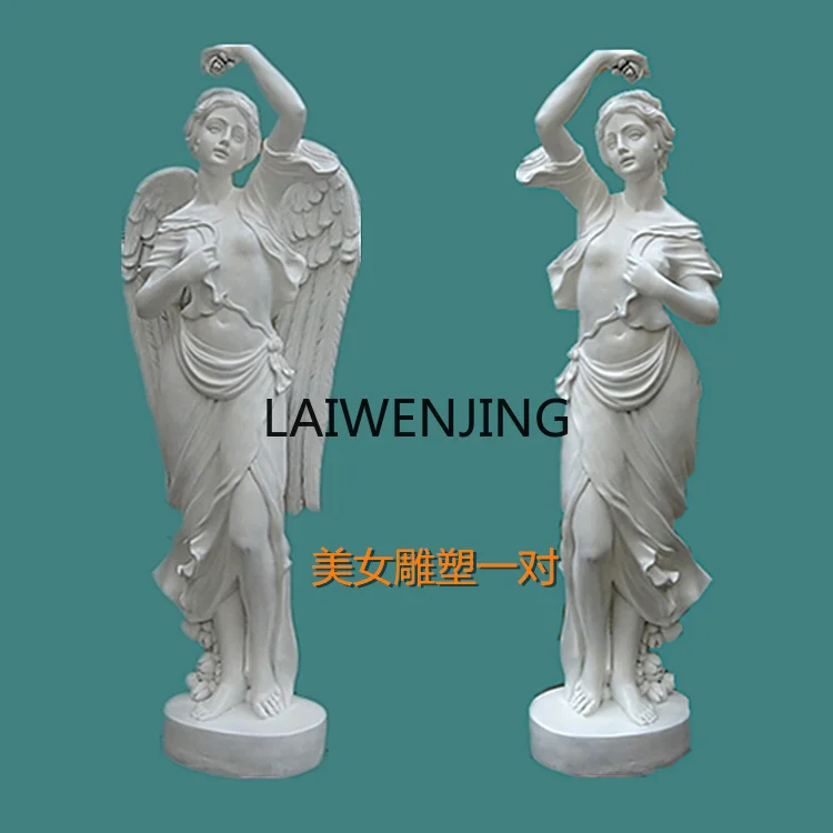 MJY large angel symmetrical ornament sales office model house European character decoration
MJY large angel symmetrical ornament sales office model house European character decoration