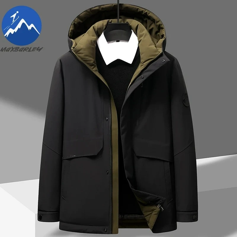 Men Down Jackets 2025 Winter Hooded Commuting Office Coats High Quality Outdoor Ski Warm White Duck Down Lightweight Parkas
Men Down Jackets 2025 Winter Hooded Commuting Office Coats High Quality Outdoor Ski Warm White Duck Down Lightweight Parkas