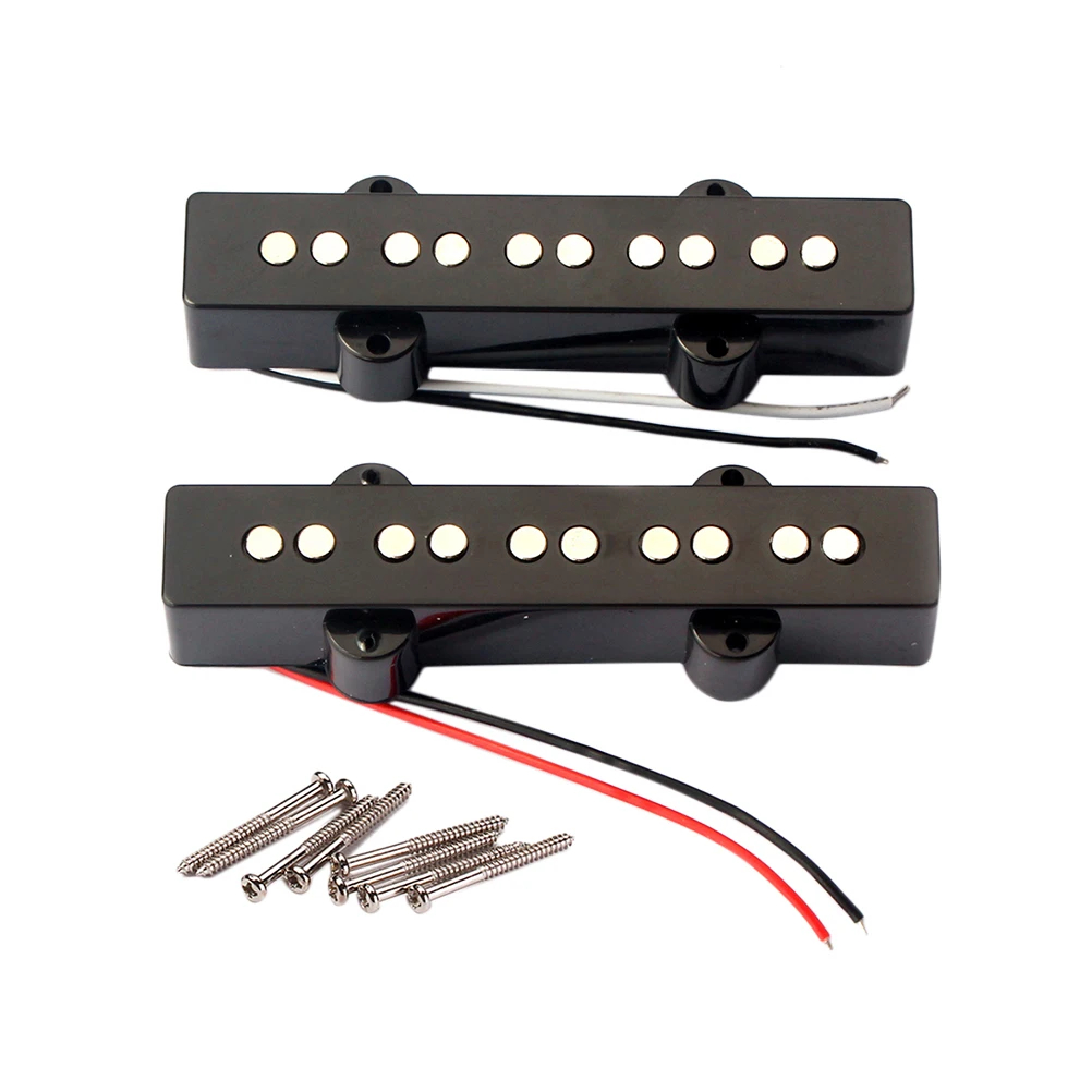 5 String Electric Bass Pickups Bridge Neck Pickups Jazz JB Bass Guitar Open Style Guitar Parts and Accessories GMB08
5 String Electric Bass Pickups Bridge Neck Pickups Jazz JB Bass Guitar Open Style Guitar Parts and Accessories GMB08