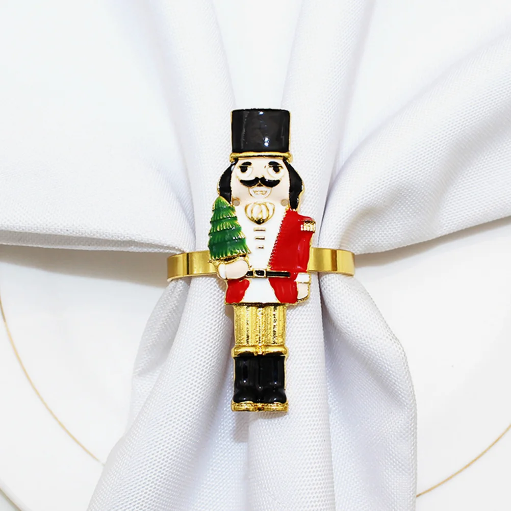 4 Pcs Nutcracker Walnut Soldier Napkin Buttons Holiday Party Decorations (4) 4pcs Ring
4 Pcs Nutcracker Walnut Soldier Napkin Buttons Holiday Party Decorations (4) 4pcs Ring