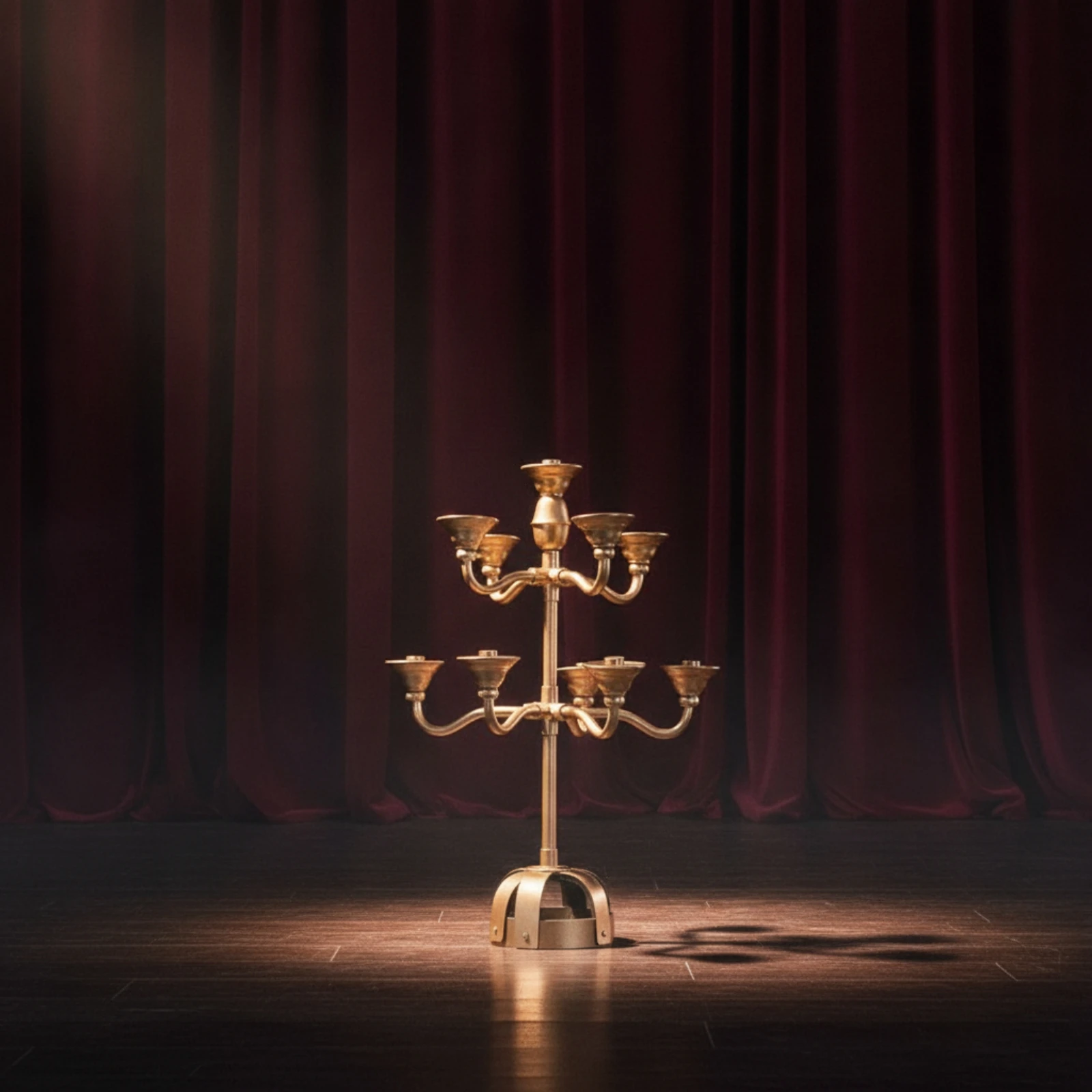 Candlestick Holder Headpiece Bronze-Toned Head Candlestick Wearable Candelabra Symmetrical for Performers, Stage Performances
Candlestick Holder Headpiece Bronze-Toned Head Candlestick Wearable Candelabra Symmetrical for Performers, Stage Performances