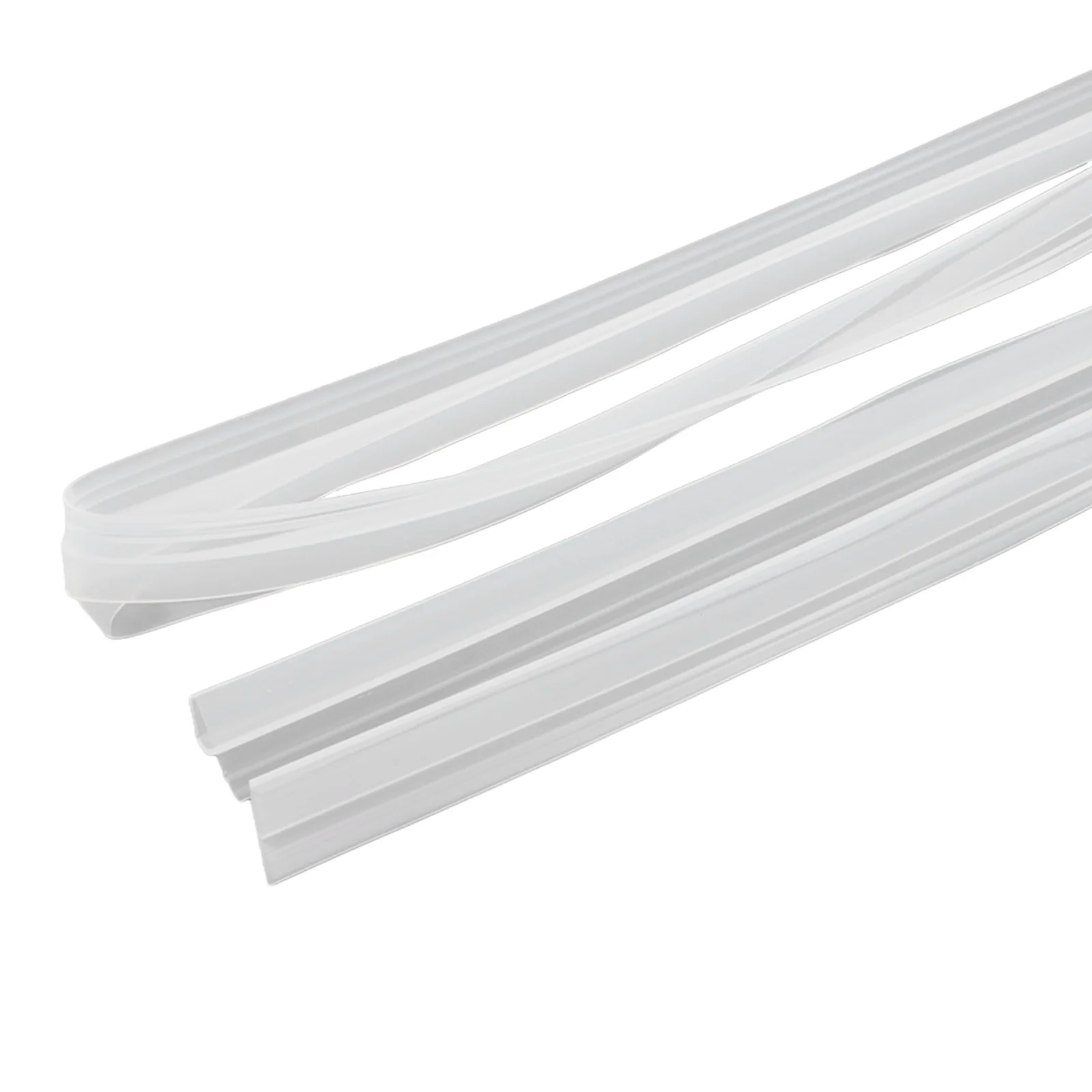 Silicone Rubber H-Type Seal Strip for Shower Door Glass Panels Designed to Work with 10mm or 12mm Glass Thickness
Silicone Rubber H-Type Seal Strip for Shower Door Glass Panels Designed to Work with 10mm or 12mm Glass Thickness