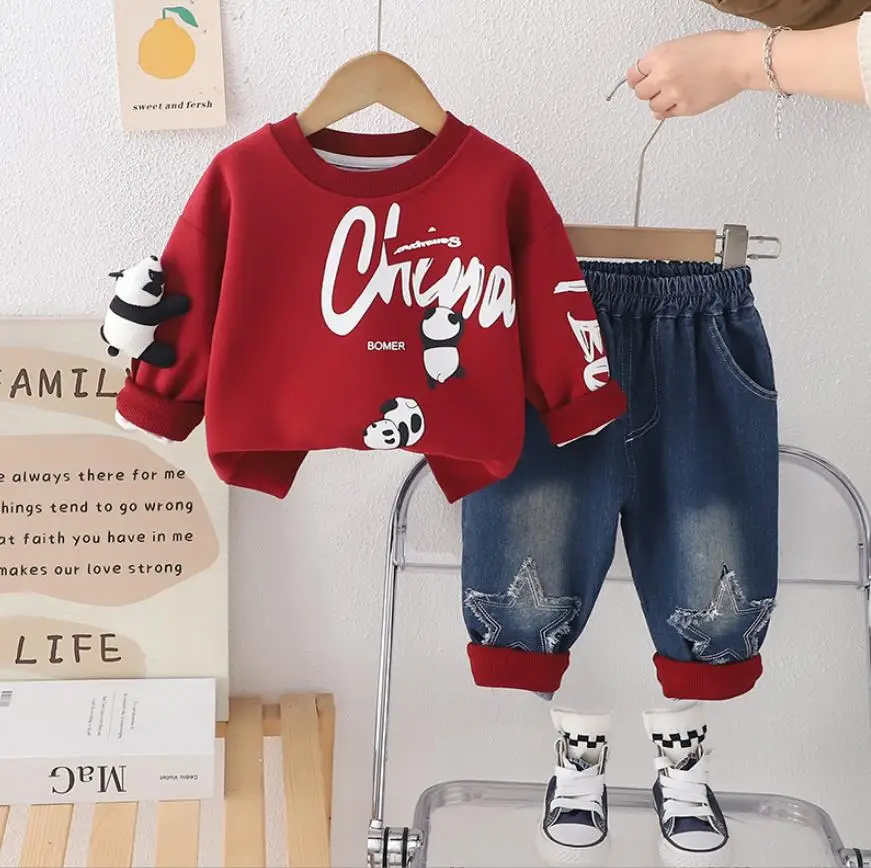Baby Boutique Birthday Outfits Korean Style Cartoon Print O-neck Pullover Hoodies And Pants Toddler Tracksuits Kids Boys Sets
Baby Boutique Birthday Outfits Korean Style Cartoon Print O-neck Pullover Hoodies And Pants Toddler Tracksuits Kids Boys Sets