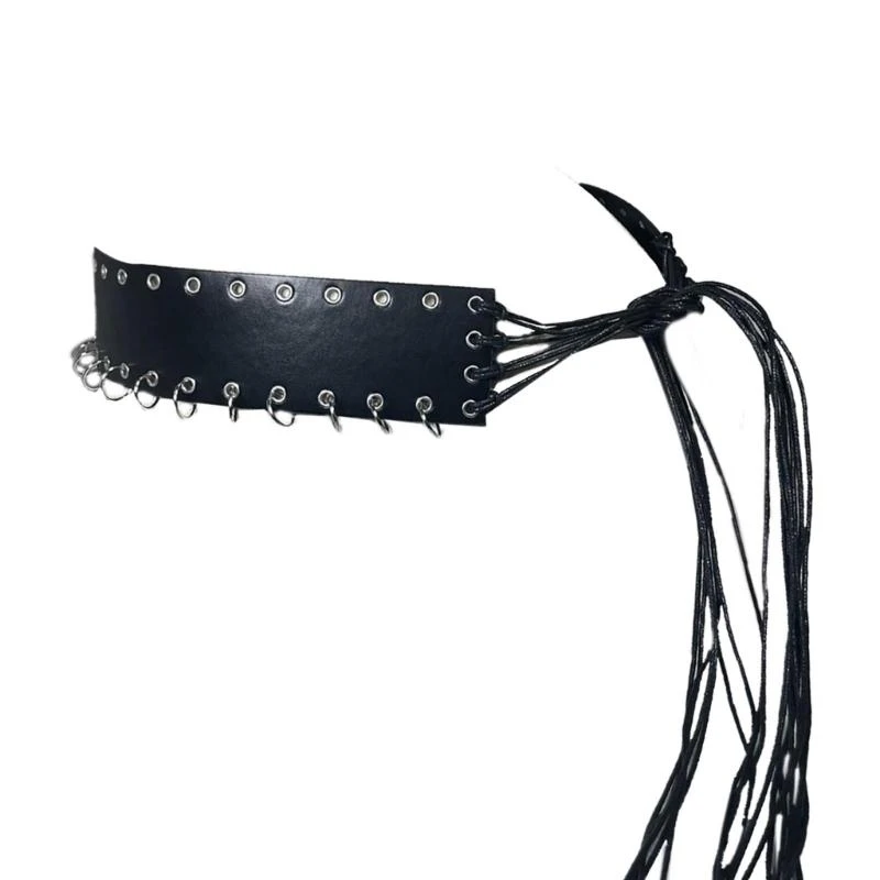 652F Trendy Eyelet Styles Belt Versatiles Lace Up Belt Fringed Skirt Waist Belt for Streetwear Enthusiasts
652F Trendy Eyelet Styles Belt Versatiles Lace Up Belt Fringed Skirt Waist Belt for Streetwear Enthusiasts