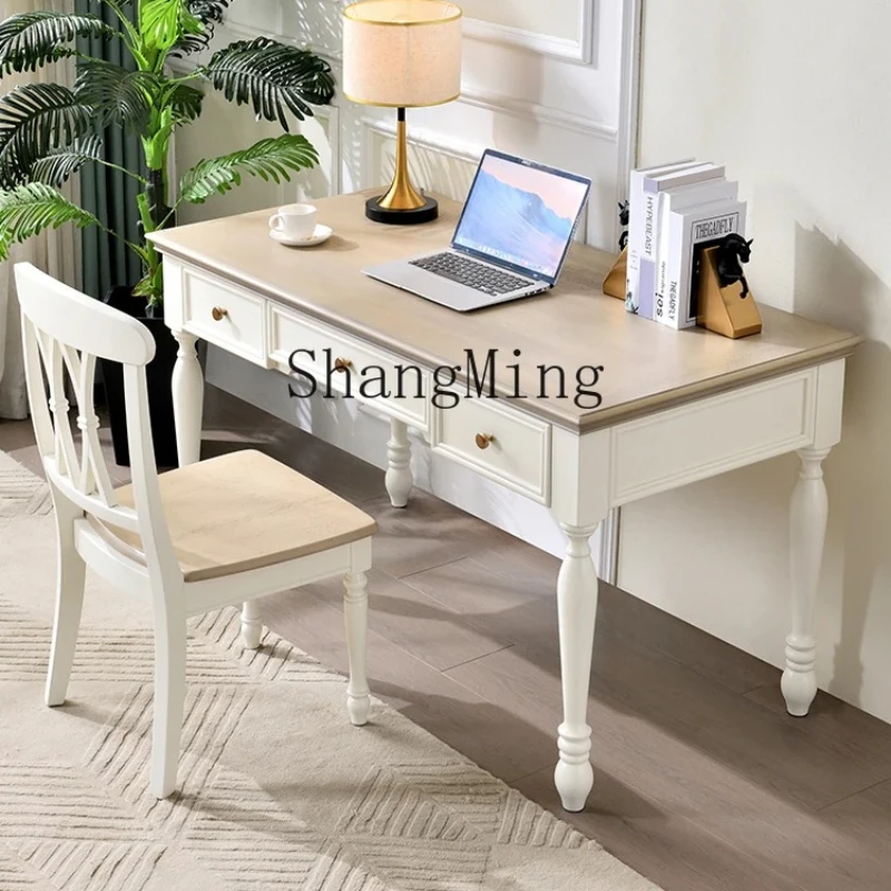 FG premium exquisite white cream wind all solid wood desk simple study home writing desk
FG premium exquisite white cream wind all solid wood desk simple study home writing desk