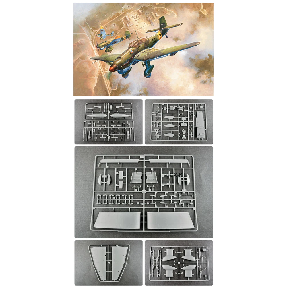 Trumpeter 02421 1/24 Scale JU87 Ju-87 JU87B Ju-87B-2 Stuka Fighter Plane Aircraft Military Assembly Plastic Model Kit
Trumpeter 02421 1/24 Scale JU87 Ju-87 JU87B Ju-87B-2 Stuka Fighter Plane Aircraft Military Assembly Plastic Model Kit