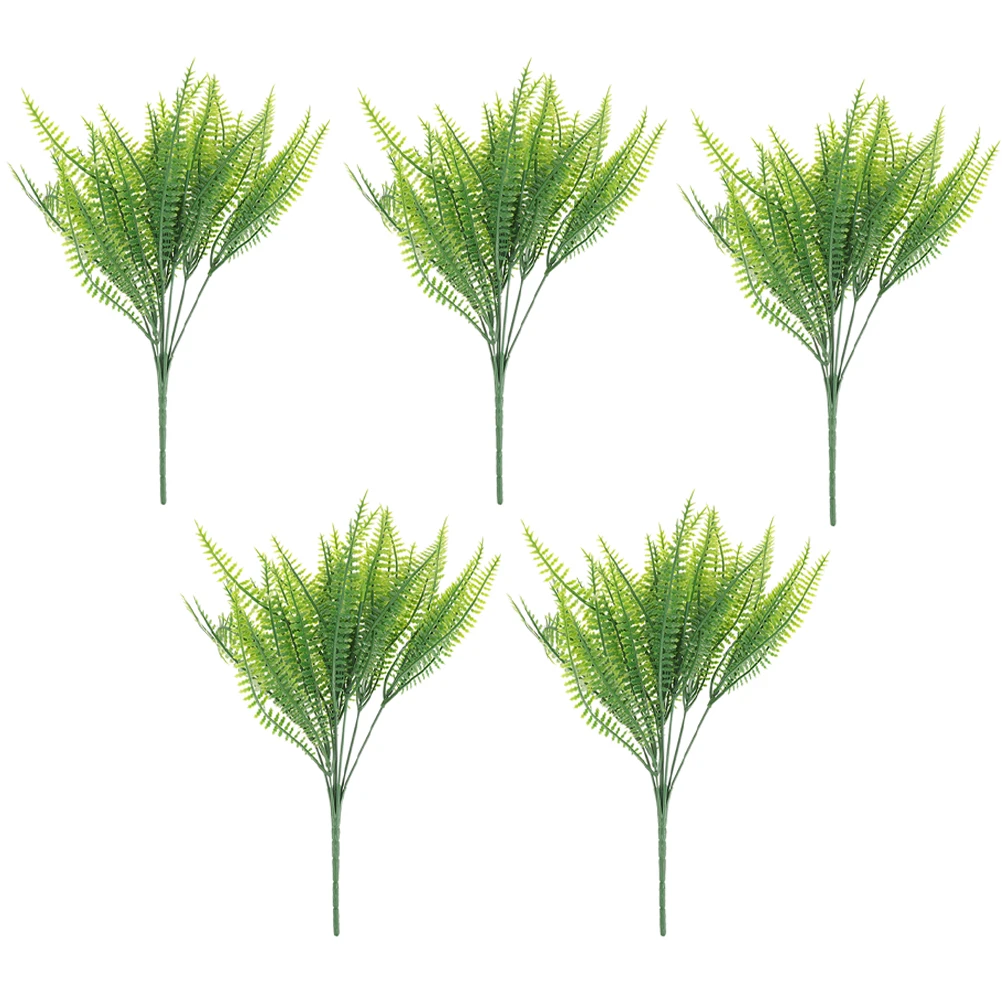5pcs Simulated Leaves Lifelike Artificial Plants Green Foliage Home Decoration Realistic Plastic Ferns Vase Rustic
5pcs Simulated Leaves Lifelike Artificial Plants Green Foliage Home Decoration Realistic Plastic Ferns Vase Rustic