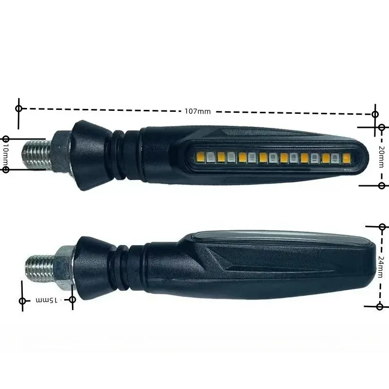 Popu For 2/4 Motorcycle 12V LED Turn Signal Indicators Kawasaki KLR650 ZZR600 Ninja ZX7R ZX6R 650 750R Blinker Light Flashing Li
Popu For 2/4 Motorcycle 12V LED Turn Signal Indicators Kawasaki KLR650 ZZR600 Ninja ZX7R ZX6R 650 750R Blinker Light Flashing Li
