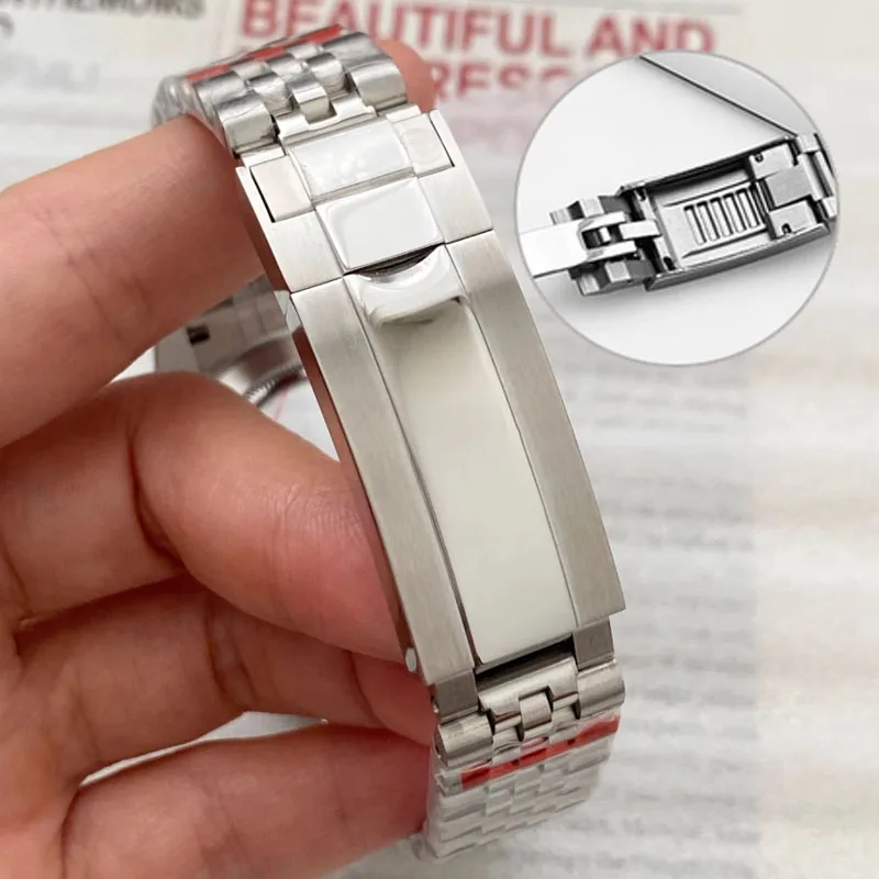 21mm 20mm Jubilee 904 Watchband For Rolex Sub GMT Yacht Daytona Men's Strap Luxury watch chain Mod Parts Replacement Accessories
21mm 20mm Jubilee 904 Watchband For Rolex Sub GMT Yacht Daytona Men's Strap Luxury watch chain Mod Parts Replacement Accessories