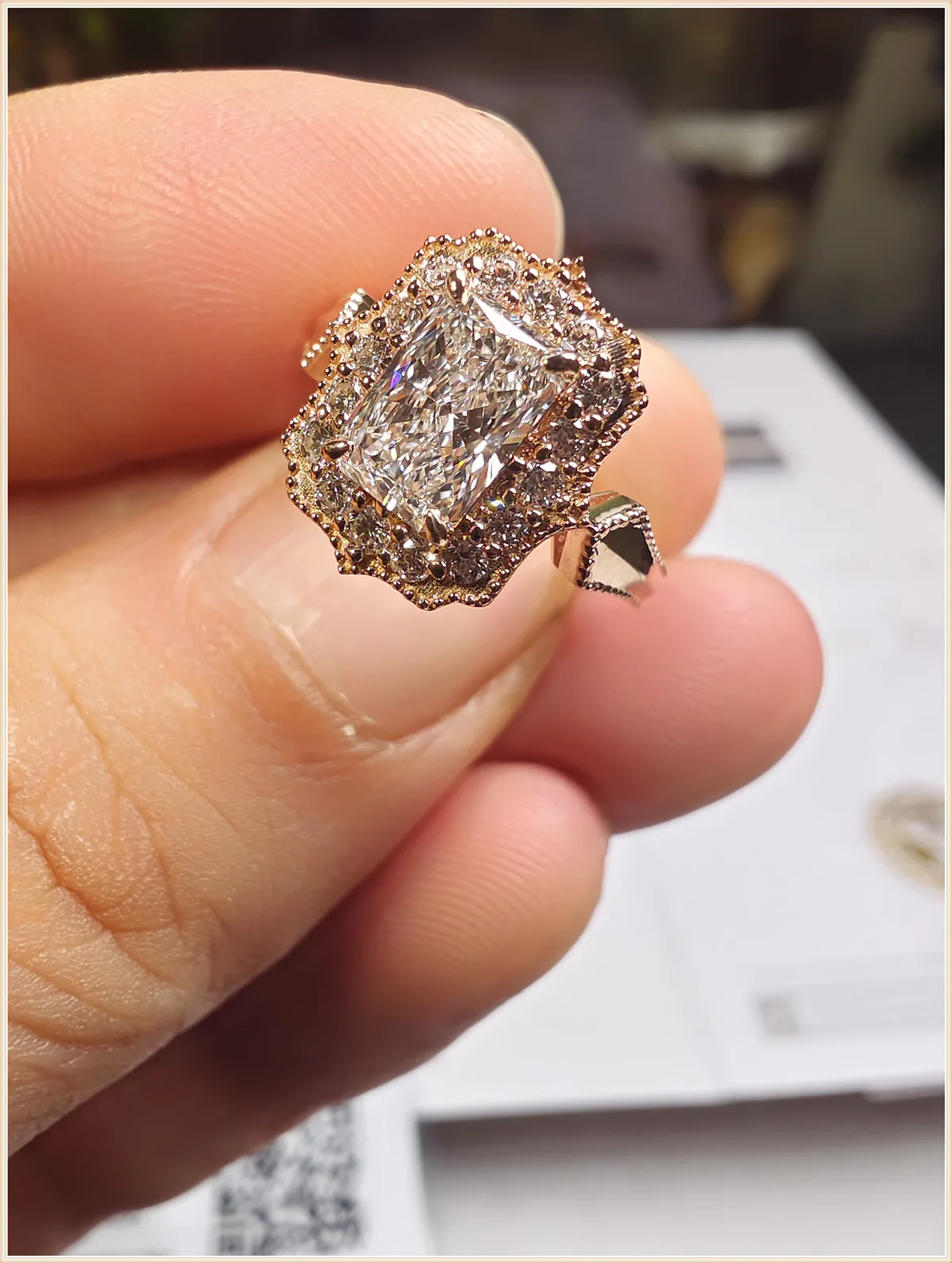 18K solid real gold Lab grown diamond Reddean 1CT Wedding Ring Rose Gold engagement ring 14K gold custom made
18K solid real gold Lab grown diamond Reddean 1CT Wedding Ring Rose Gold engagement ring 14K gold custom made