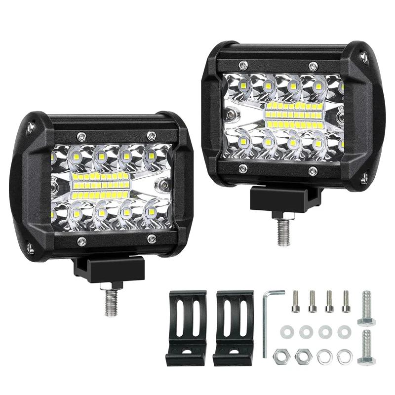 4 inch 60W Work Light Spot Flood Offroad Car Lights Bar with Universal Trailer Tow Hitch Mount Bracket for Pickup Truck Van
4 inch 60W Work Light Spot Flood Offroad Car Lights Bar with Universal Trailer Tow Hitch Mount Bracket for Pickup Truck Van