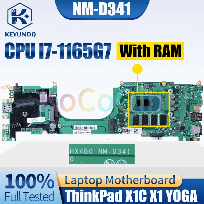 For LENOVO Thinkpad X1C X1 YOGA Laptop Motherboard NM-D341 i5-1145G7 i7-1165G7 With RAM 5B21C41873 5B21C41883 Notebook Mainboard
For LENOVO Thinkpad X1C X1 YOGA Laptop Motherboard NM-D341 i5-1145G7 i7-1165G7 With RAM 5B21C41873 5B21C41883 Notebook Mainboard