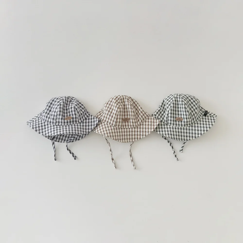 Spring Summer Baby Fisherman Hats Plaid Sun Hat For Kids Boys Girls Cotton Children Bucket Caps
Spring Summer Baby Fisherman Hats Plaid Sun Hat For Kids Boys Girls Cotton Children Bucket Caps