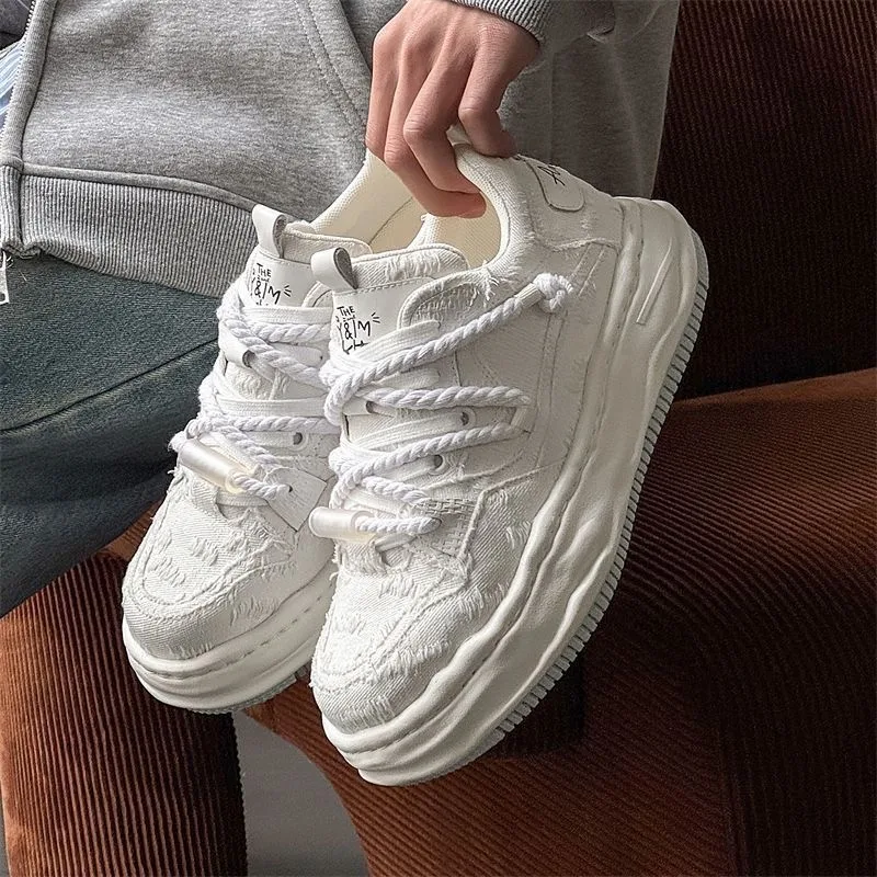 Women Shoes for Men Retro Y2K Canvas Punk Street Sneakers Fashion Skate Shoes Unisex Designer Platform Couples Sport Casual Shoe
Women Shoes for Men Retro Y2K Canvas Punk Street Sneakers Fashion Skate Shoes Unisex Designer Platform Couples Sport Casual Shoe