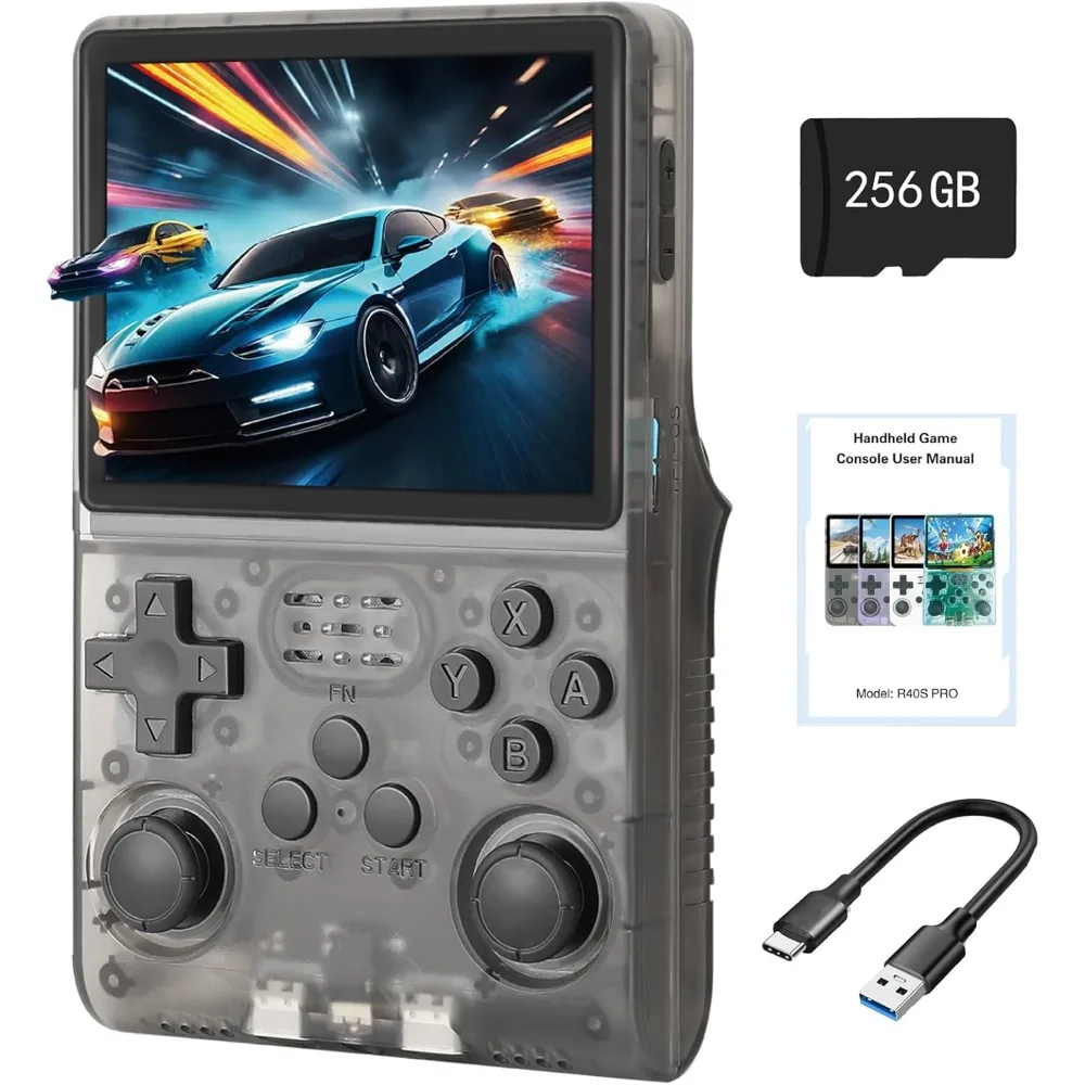 Портативная игровая консоль R40S Pro+, игровая мини-ретро-видеоконсоль 30000 в 1, 3,5-дюймовый IPS-экран, память TF 256 ГБ
Портативная игровая консоль R40S Pro+, игровая мини-ретро-видеоконсоль 30000 в 1, 3,5-дюймовый IPS-экран, память TF 256 ГБ
