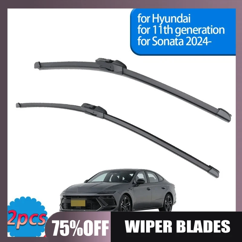 Suitable for Hyundai 11th generation Sonata 2024- 24'+20' glass wiper blade
Suitable for Hyundai 11th generation Sonata 2024- 24'+20' glass wiper blade