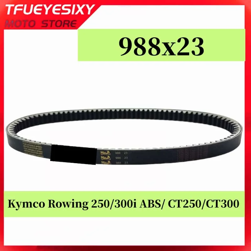 Ремень трансмиссии TFUEYESIXY MOTO Store 988 23 для яхты Kymco 250/300iABS/CT250/CT300
Ремень трансмиссии TFUEYESIXY MOTO Store 988 23 для яхты Kymco 250/300iABS/CT250/CT300
