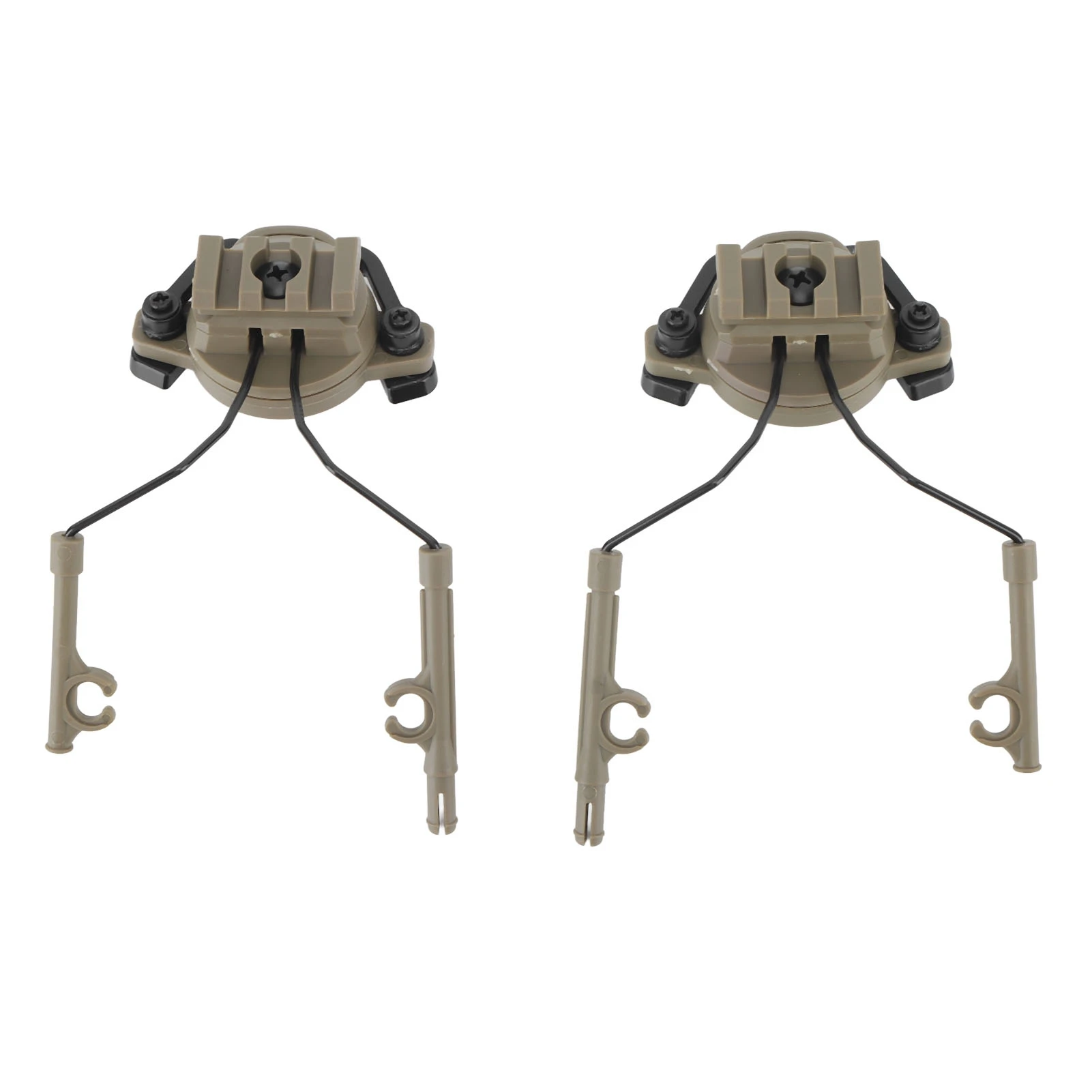 2Pcs Suspension Headset Bracket Helmet 19‑21mm Rail Adapter Rotatable Headphones Hunting Earmuffs Support Holder
2Pcs Suspension Headset Bracket Helmet 19‑21mm Rail Adapter Rotatable Headphones Hunting Earmuffs Support Holder
