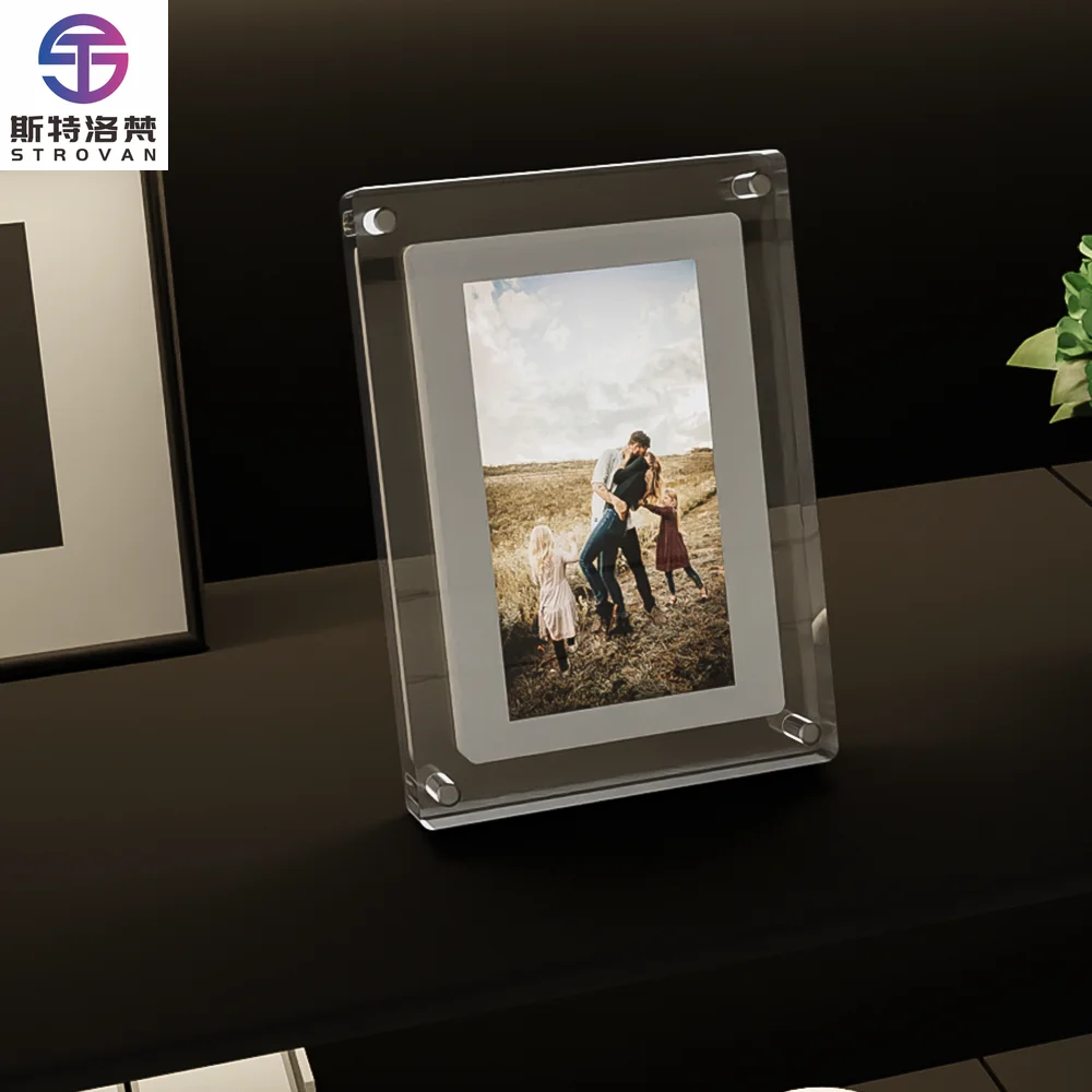 5-дюймовый IPS-экран 4 ГБ с аккумулятором, прозрачная видеорамка, акриловая цифровая фоторамка для подарочной памяти
5-дюймовый IPS-экран 4 ГБ с аккумулятором, прозрачная видеорамка, акриловая цифровая фоторамка для подарочной памяти