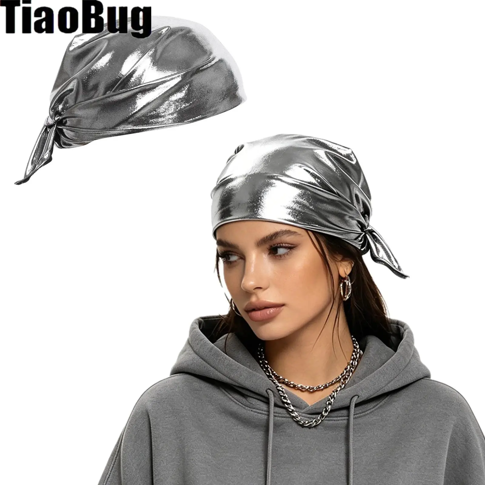 Metallic Shiny Square Headscarf American Retro Hip-hop Bandanas Turban Hat Head Wrap for Music Festivals Streetwear
Metallic Shiny Square Headscarf American Retro Hip-hop Bandanas Turban Hat Head Wrap for Music Festivals Streetwear