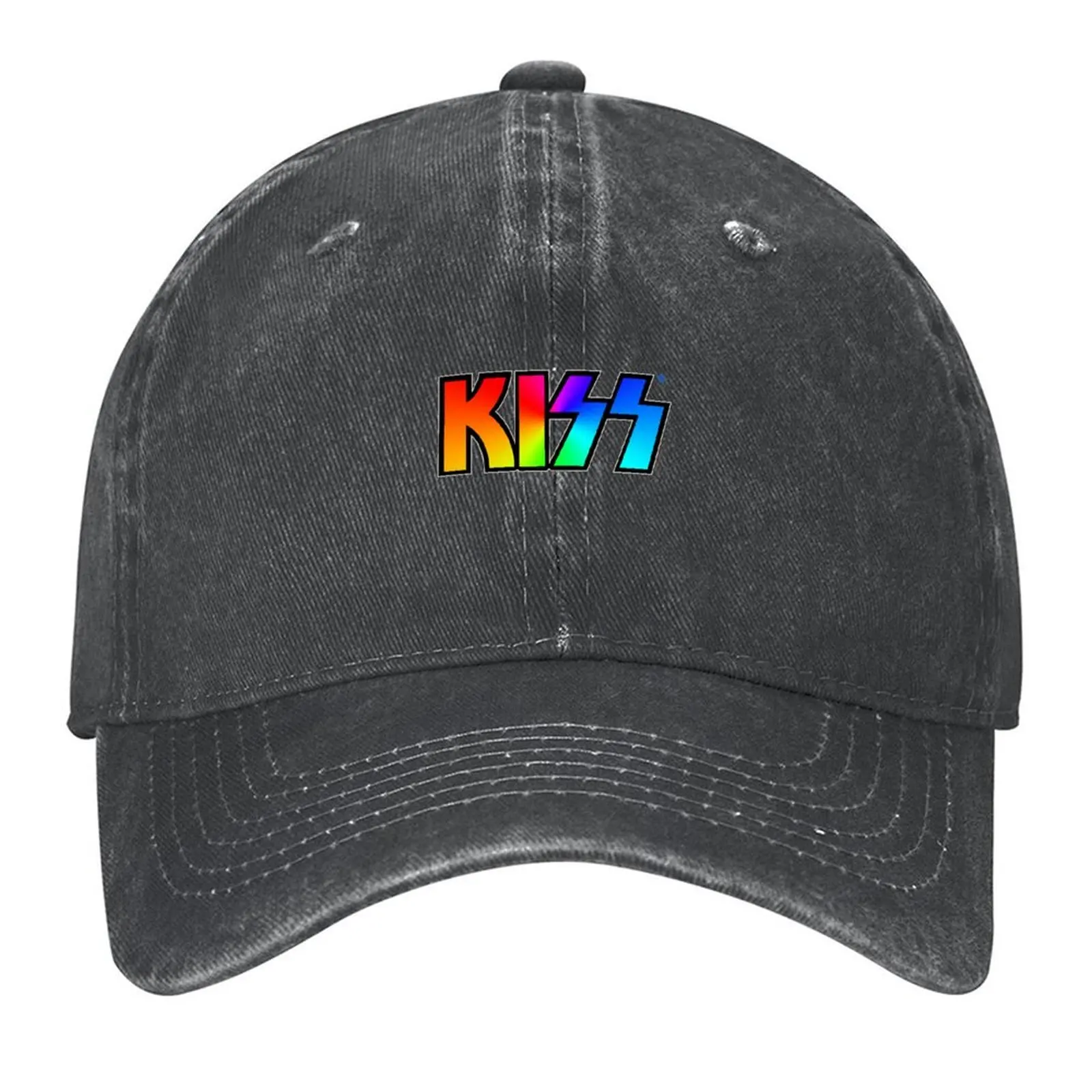 Rainbow Kiss Logo On Black Classic T-Shirt Baseball Cap New Hat Luxury Brand Thermal Visor Snap Back Hat Ladies Men's
Rainbow Kiss Logo On Black Classic T-Shirt Baseball Cap New Hat Luxury Brand Thermal Visor Snap Back Hat Ladies Men's