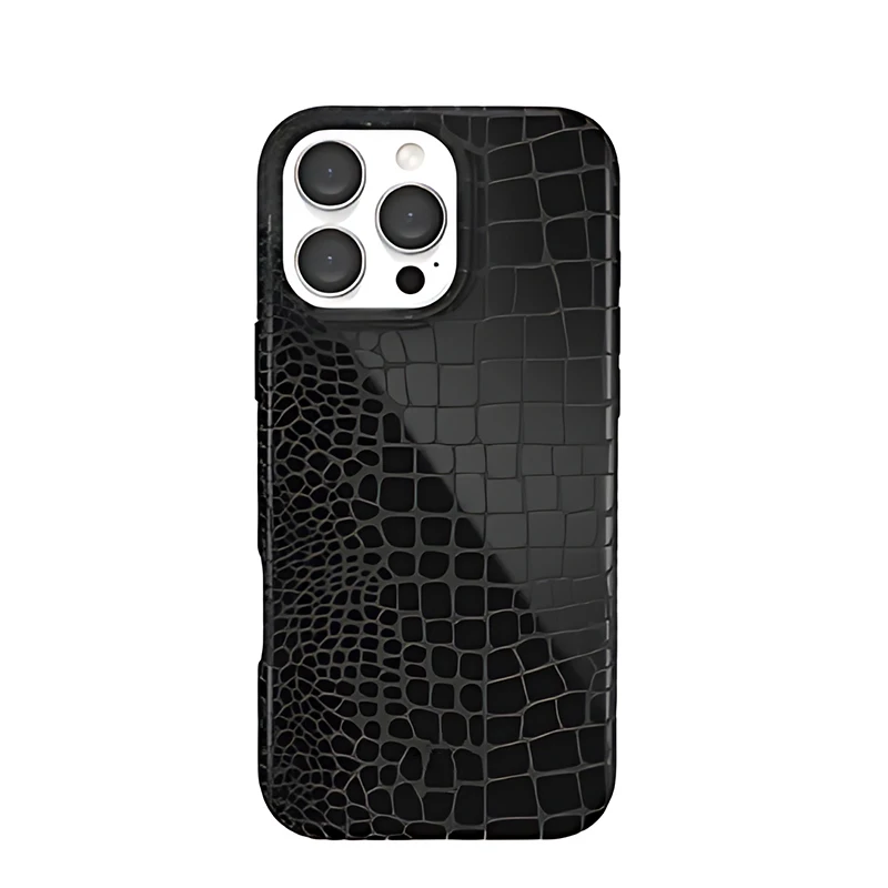 Luxury black crocodile pattern Phone Case for iPhone 17 16 15 14 13 12 11 Pro Max Air Plus Luxury Double-layer Back Cover
Luxury black crocodile pattern Phone Case for iPhone 17 16 15 14 13 12 11 Pro Max Air Plus Luxury Double-layer Back Cover