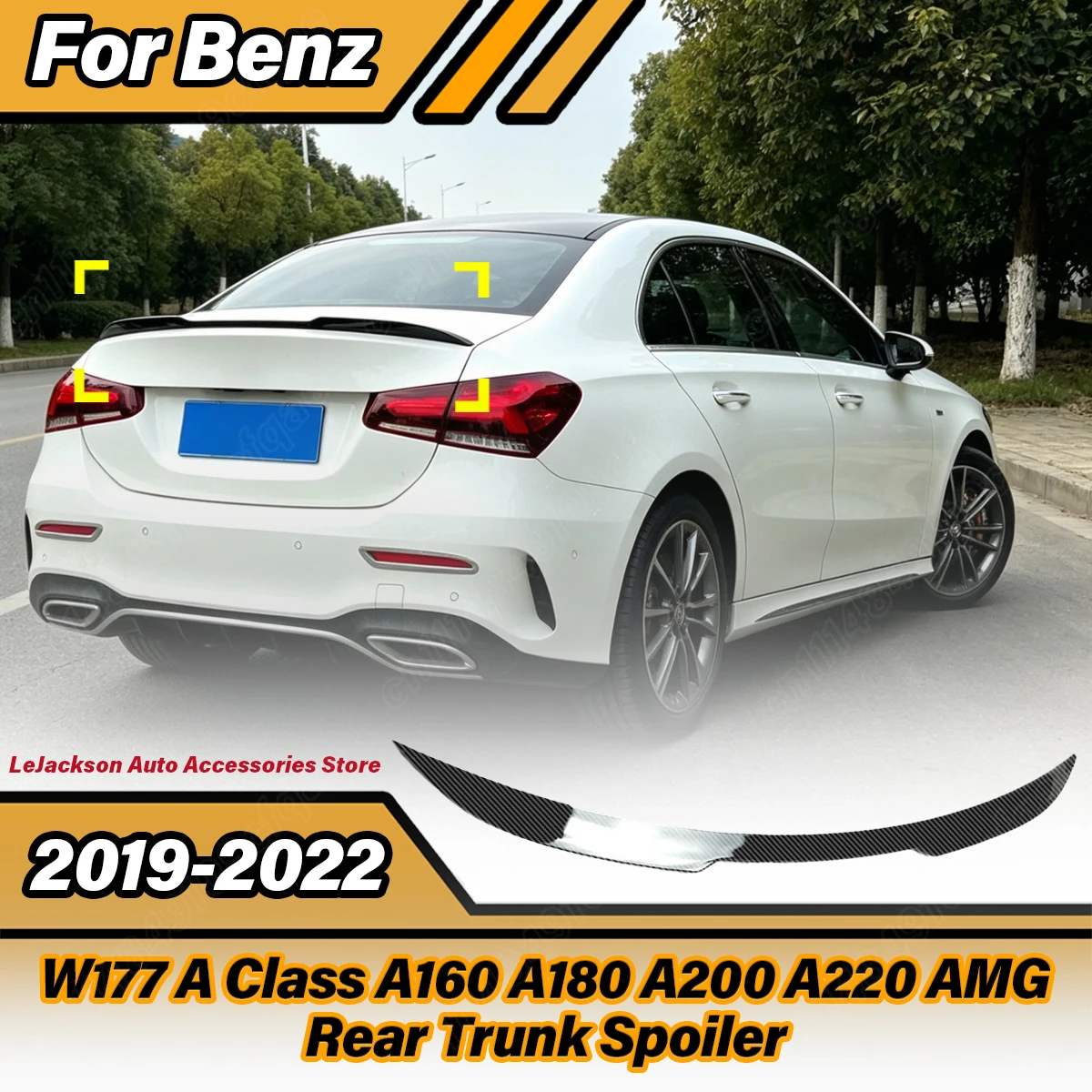 For Mercedes Benz W177 A Class A160 A180 A200 A220 AMG 2019 2020 2021 2022 Automobile Rear Trunk Spoiler Body Modification Kit
For Mercedes Benz W177 A Class A160 A180 A200 A220 AMG 2019 2020 2021 2022 Automobile Rear Trunk Spoiler Body Modification Kit