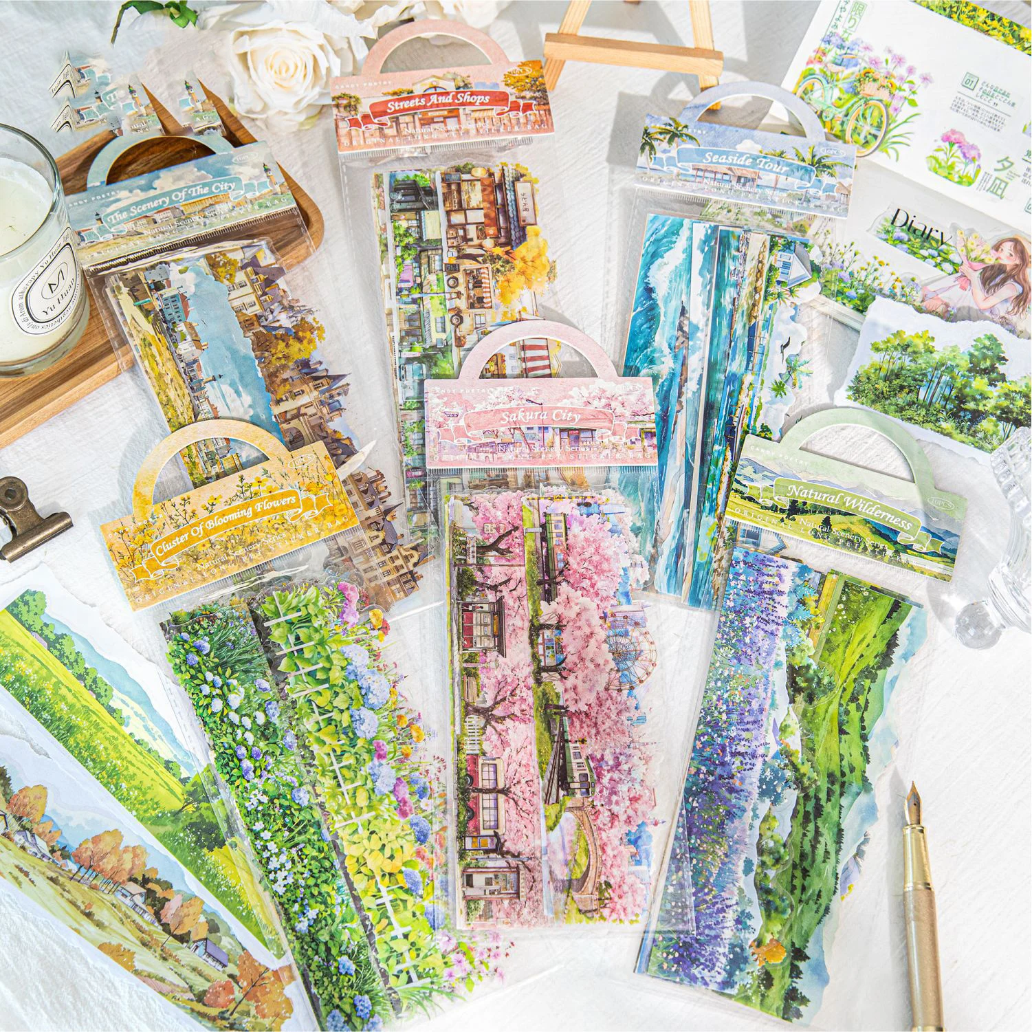 Natural Scenery Series Vintage Flower Sea Building Landscape PET Sticker Creative DIY Journal Material Collage Stationery
Natural Scenery Series Vintage Flower Sea Building Landscape PET Sticker Creative DIY Journal Material Collage Stationery