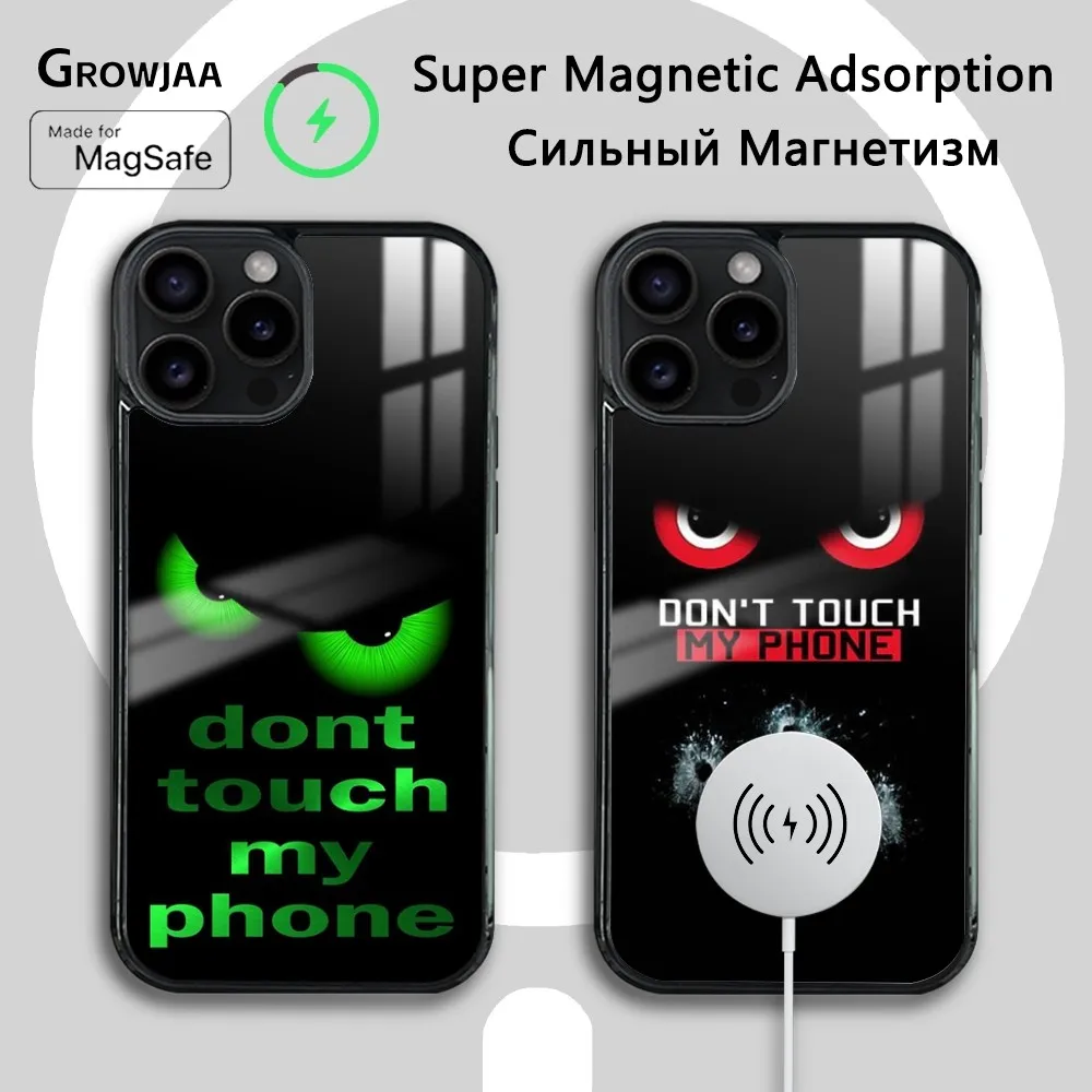 Dont Touch My Phone Phone Case For iPhone 16 15 14 13 12 11 Pro Max Plus Mini New Magsafe Mirror Wireless Magnetic Cover
Dont Touch My Phone Phone Case For iPhone 16 15 14 13 12 11 Pro Max Plus Mini New Magsafe Mirror Wireless Magnetic Cover