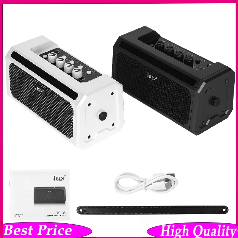 IRIN 10W Portable Guitar Amplifier Rechargeable Battery | Includes Carrying Strap for Practice, Jam Sessions & Outdoor Play
IRIN 10W Portable Guitar Amplifier Rechargeable Battery | Includes Carrying Strap for Practice, Jam Sessions & Outdoor Play