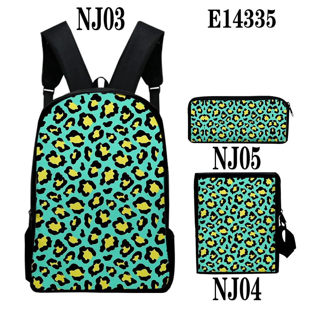 Creative Popular Animals Leopard 3D Print 3pcs/Set pupil School Bags Laptop Daypack Backpack Inclined shoulder bag Pencil Case
Creative Popular Animals Leopard 3D Print 3pcs/Set pupil School Bags Laptop Daypack Backpack Inclined shoulder bag Pencil Case
