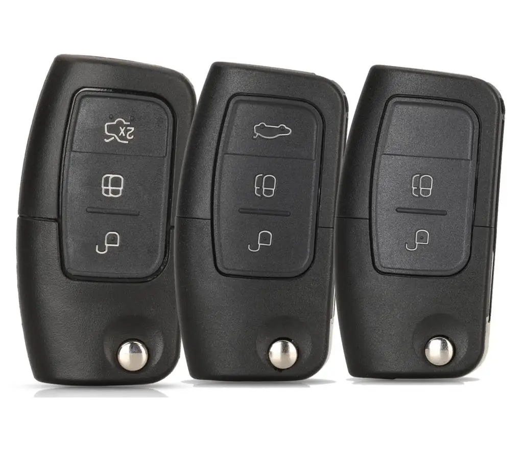 jingyuqin 10ps 2/3 Buttons Modified Flip Folding Remote Key Shell Case Cover for Ford Mondeo Focus Fiesta S-MAX FOB Key Cover
jingyuqin 10ps 2/3 Buttons Modified Flip Folding Remote Key Shell Case Cover for Ford Mondeo Focus Fiesta S-MAX FOB Key Cover
