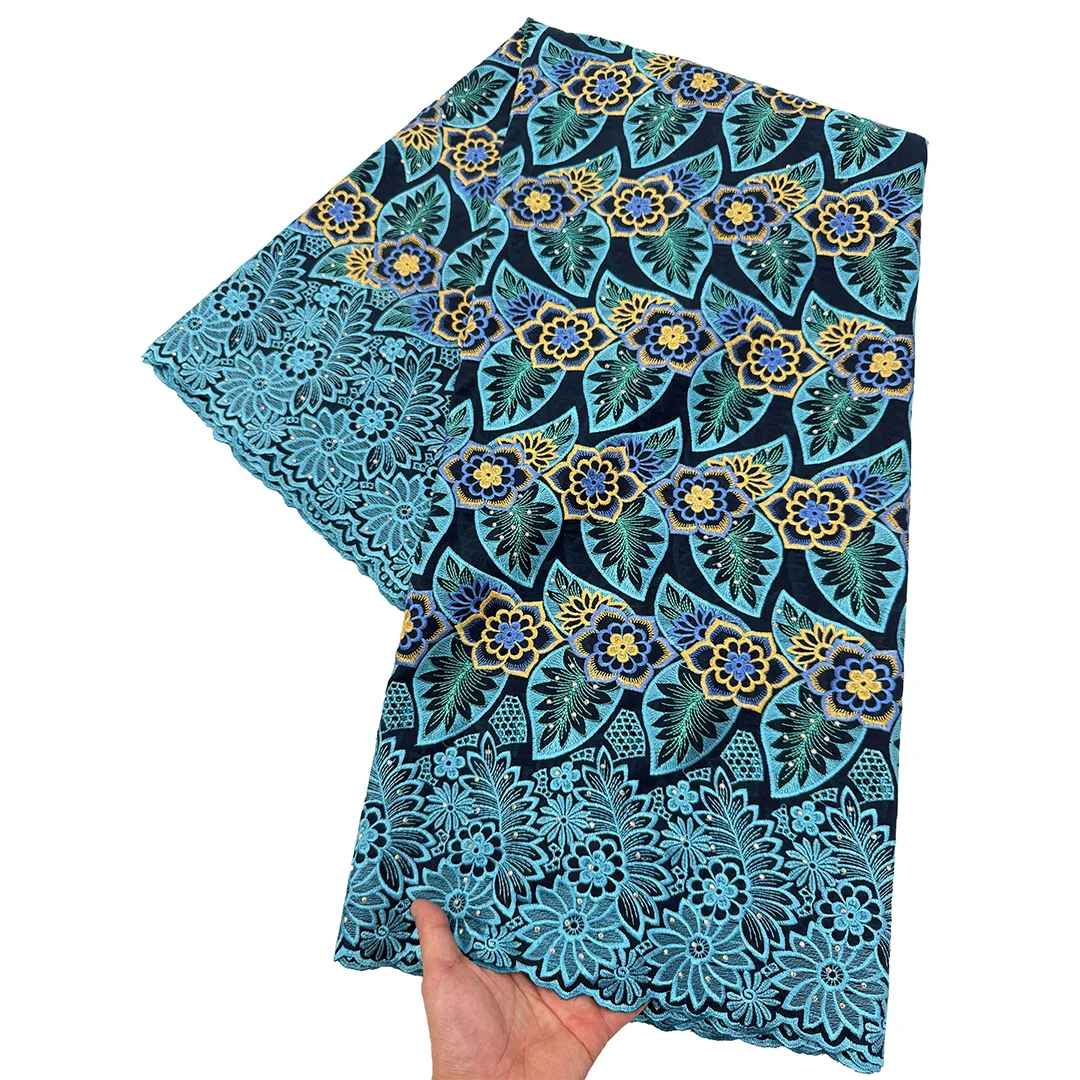 2026 New African Swiss Voile Dry Cotton Lace Fabric 5 Yards Nigerian Embroidery Lace Fabric With Stones For Women Party Dress
2026 New African Swiss Voile Dry Cotton Lace Fabric 5 Yards Nigerian Embroidery Lace Fabric With Stones For Women Party Dress
