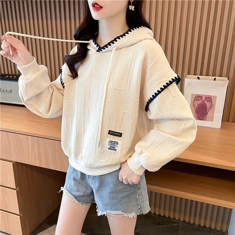 Spring and Autumn Hoodies Sweatshirt for Women Long Sleeve Sweat-shirt Aesthetic High Quality Y2k Style Basic Woman Hooded Tops
Spring and Autumn Hoodies Sweatshirt for Women Long Sleeve Sweat-shirt Aesthetic High Quality Y2k Style Basic Woman Hooded Tops
