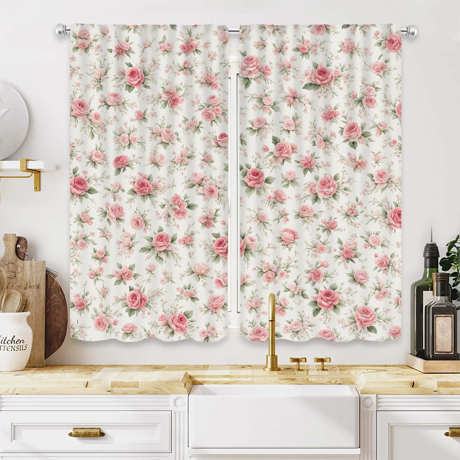 2pcs Glam Style Floral Printed Panels, Semi-Sheer Polyester Flannel Drapes, Machine Washable, Rod Pocket Window Treatments
2pcs Glam Style Floral Printed Panels, Semi-Sheer Polyester Flannel Drapes, Machine Washable, Rod Pocket Window Treatments